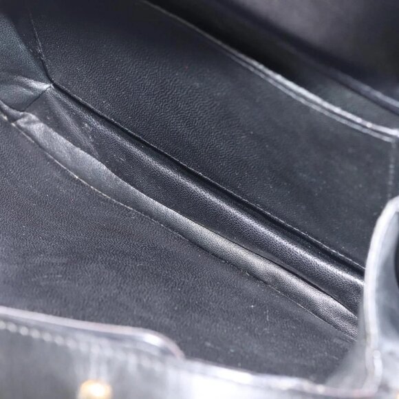 GUCCI Shoulder Bag Leather Black Gold Auth BA5763 - Picture 13 of 16